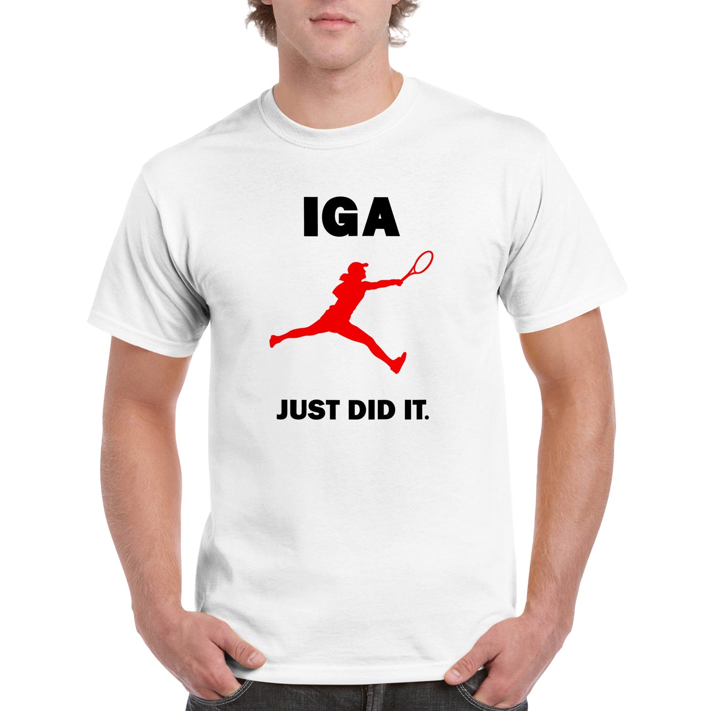 Heavyweight Unisex Crewneck T-shirt Iga Just Did It