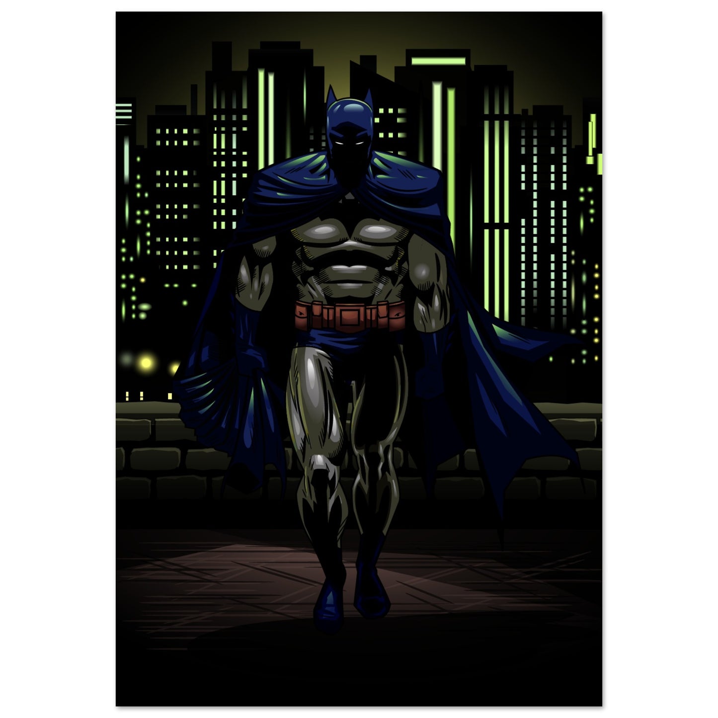 Aluminum Print Batman-Gotham City