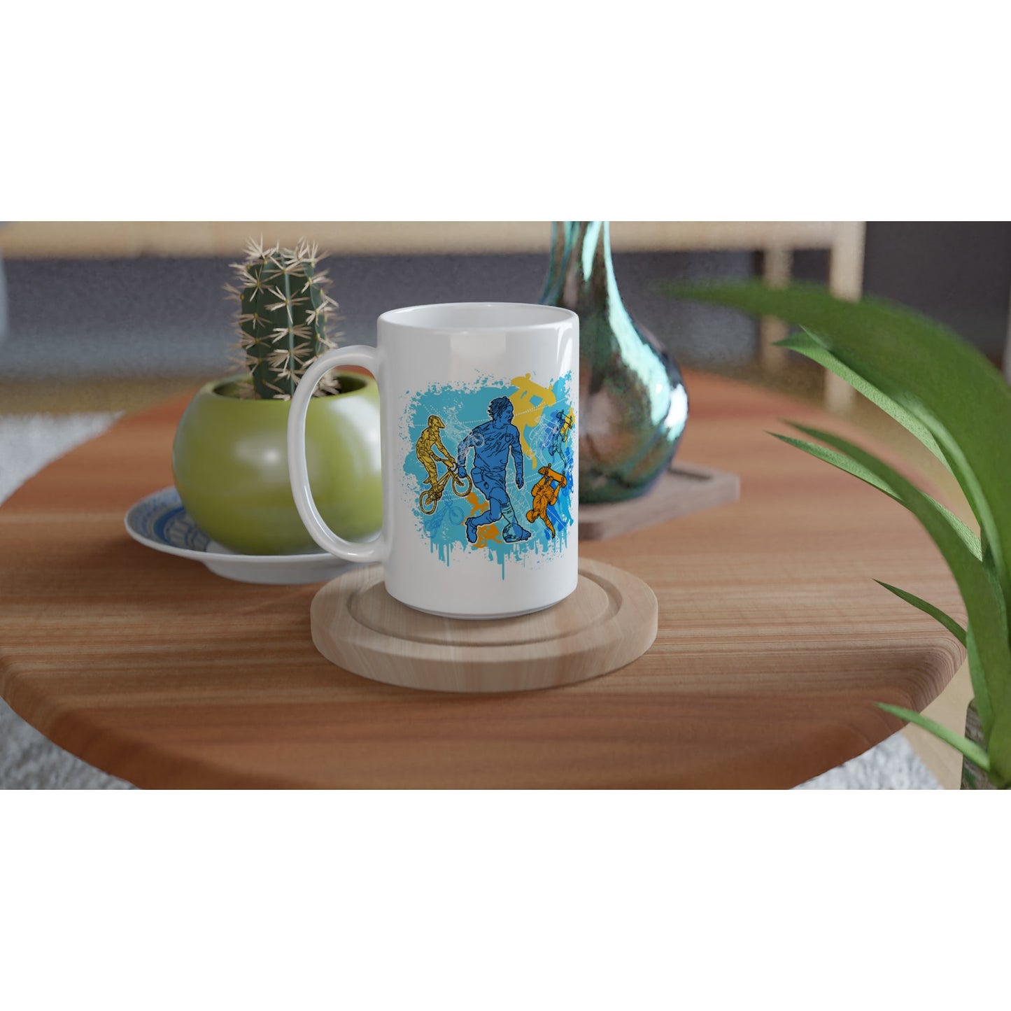 White 15oz Ceramic Mug - Le Sport