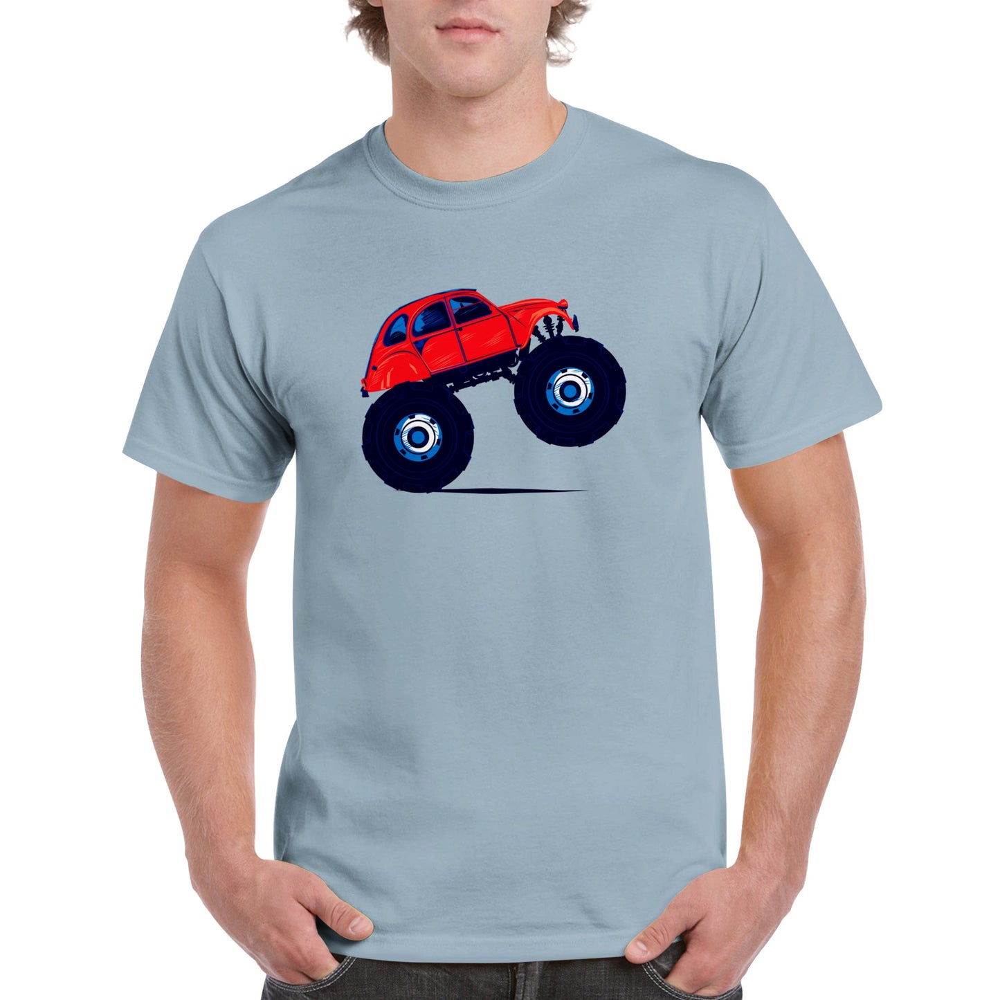 Heavyweight Crewneck T-shirt Monster Truck - 2CV