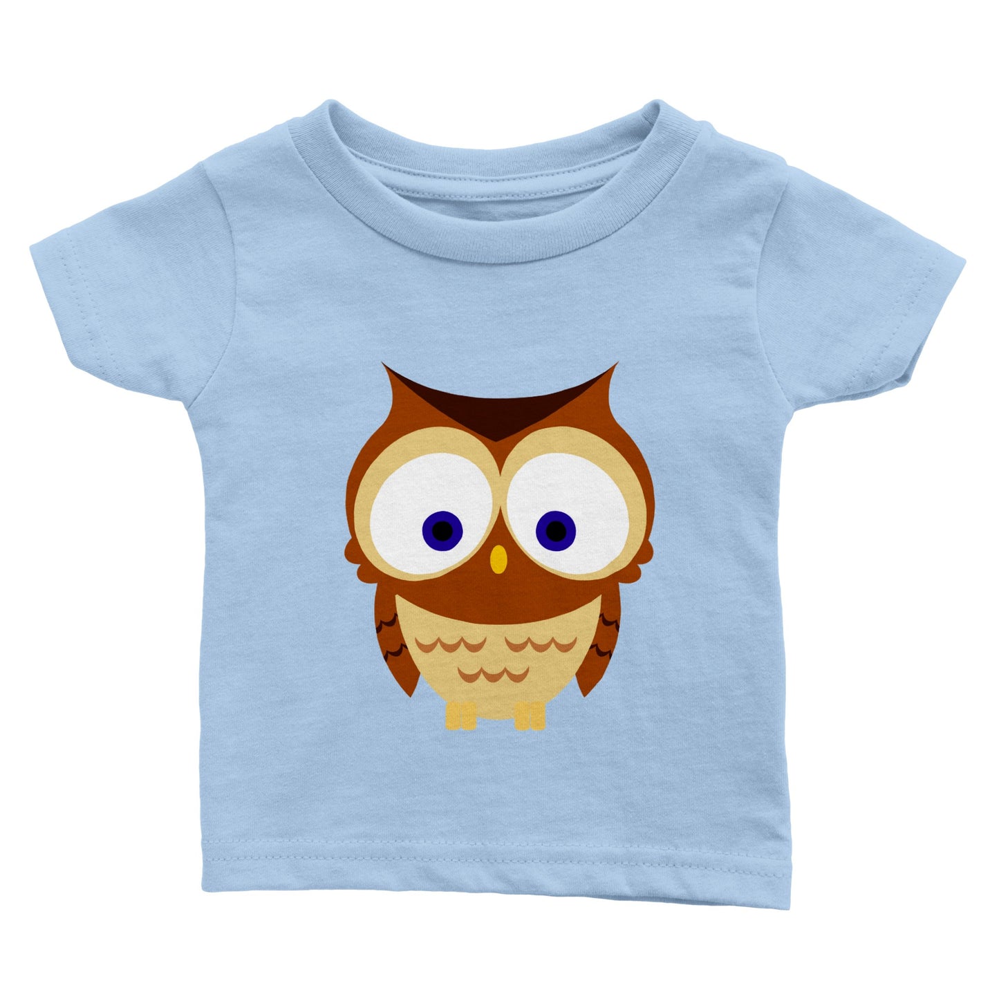 Classic Baby Crewneck T-shirt Cute Owl