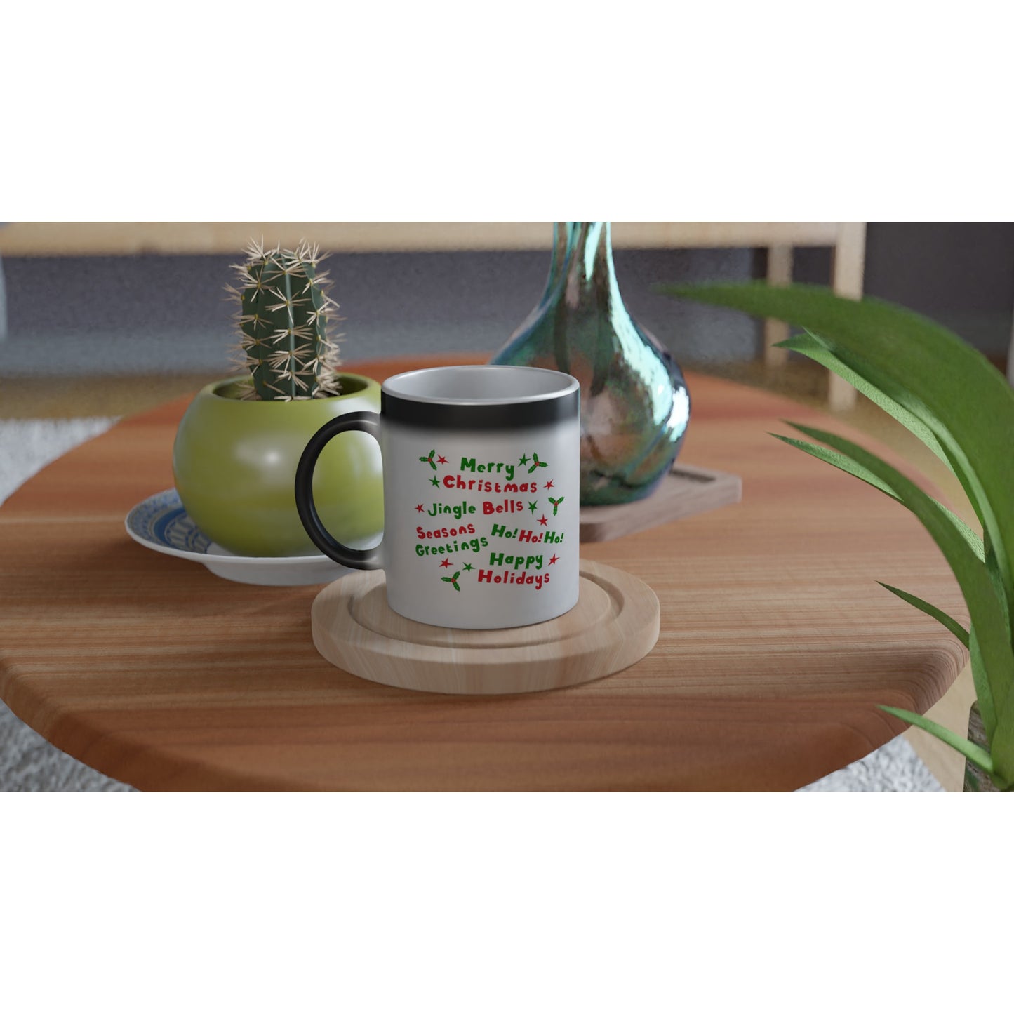 Magic 11oz Ceramic Mug Happy Christmas quotes