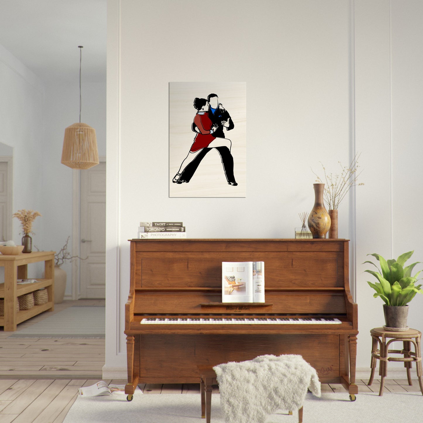 Wood Prints - Latin Dancers