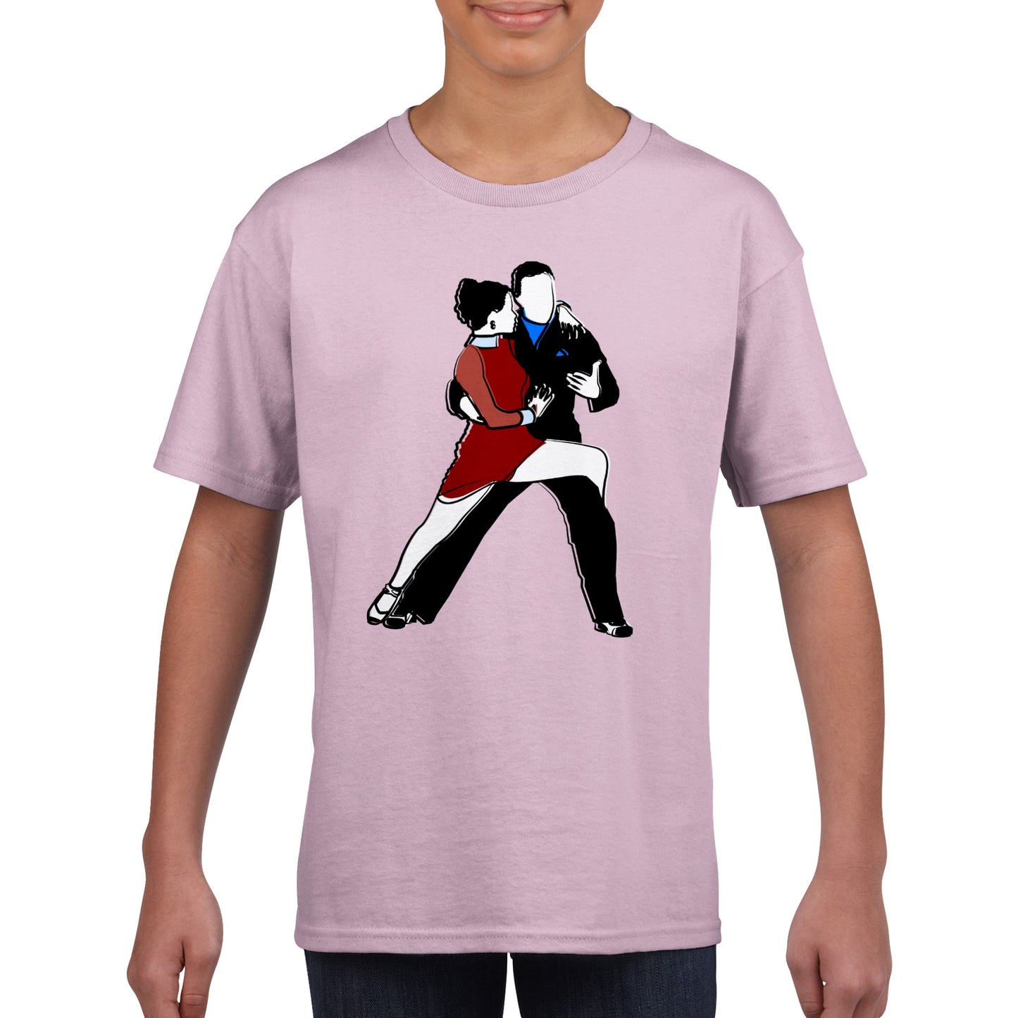 Classic Kids Crewneck T-shirt - Latin Dancers.