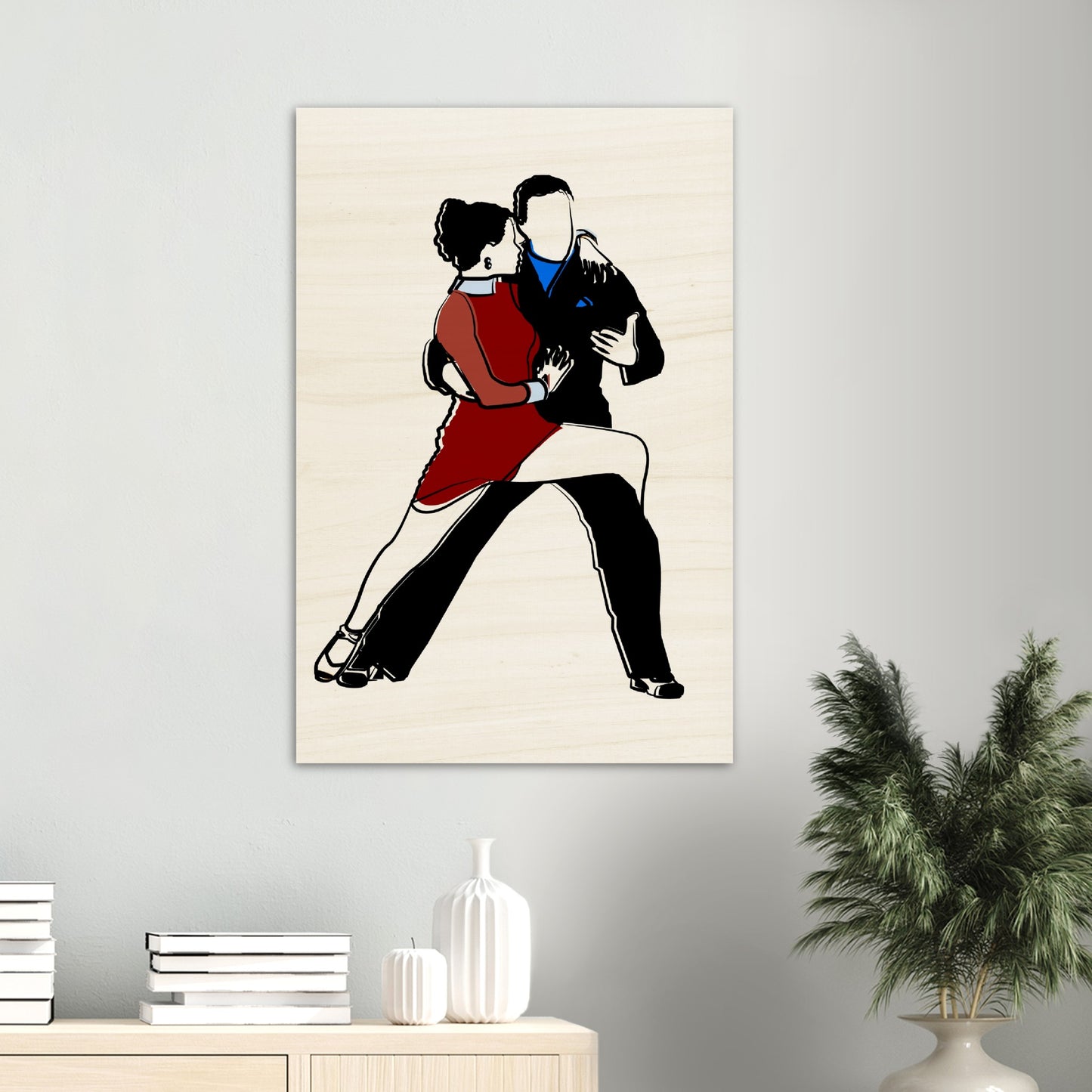 Wood Prints - Latin Dancers