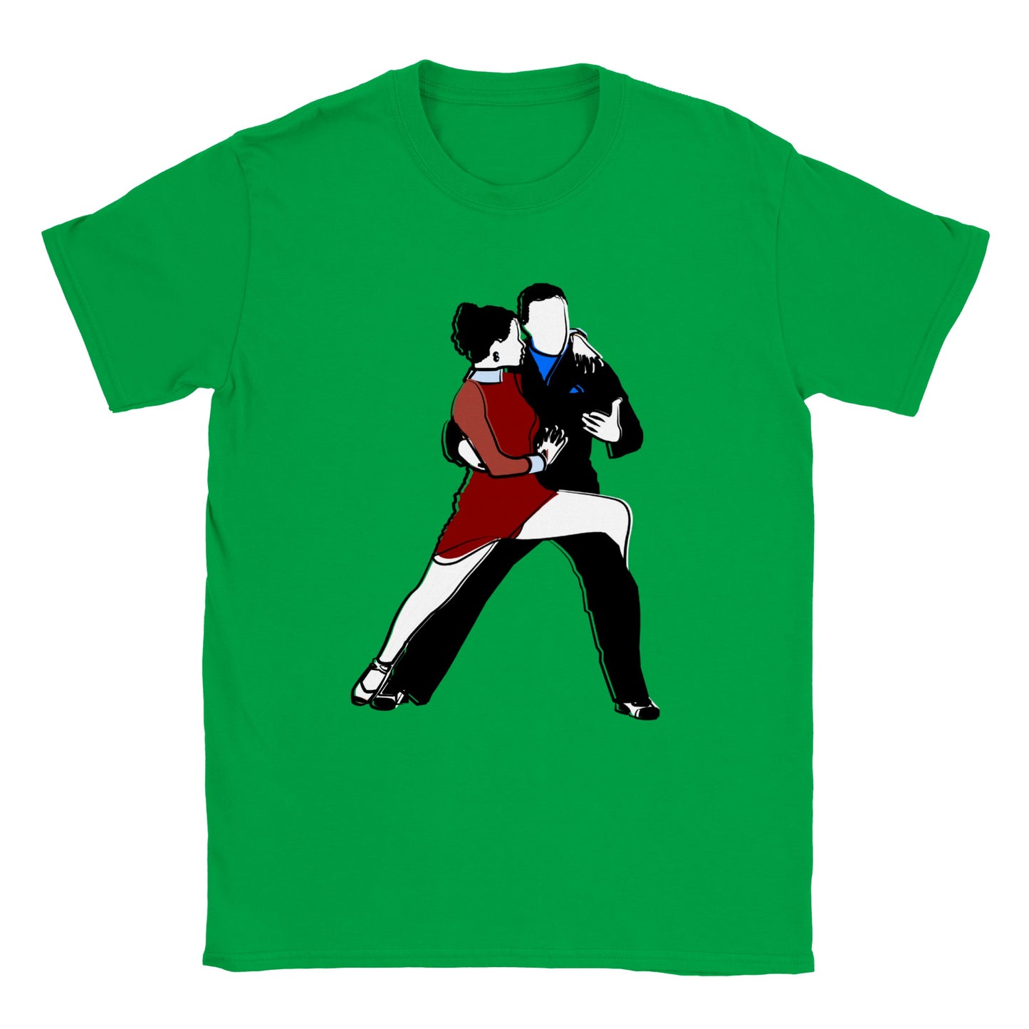 Classic Kids Crewneck T-shirt - Latin Dancers.