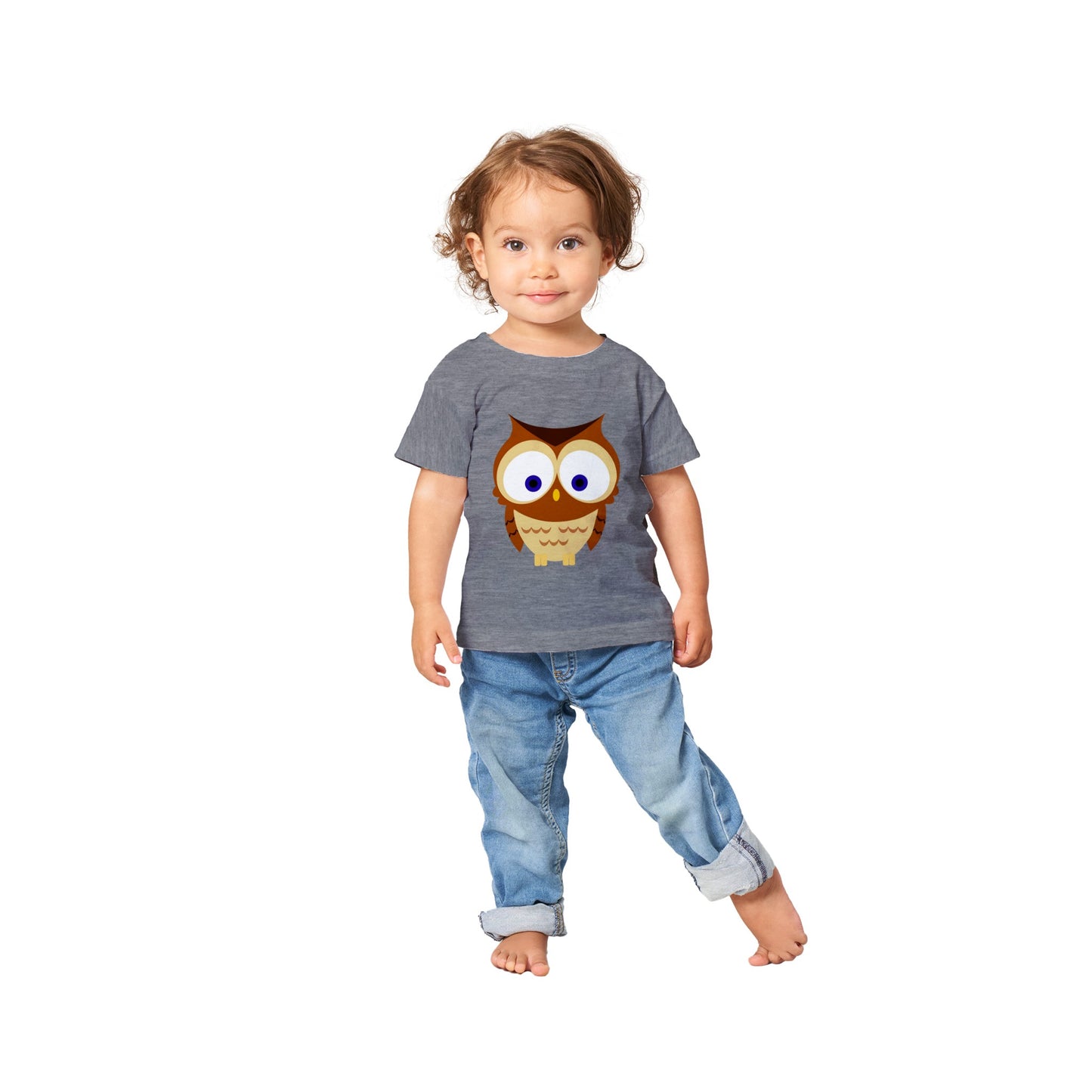 Classic Baby Crewneck T-shirt Cute Owl