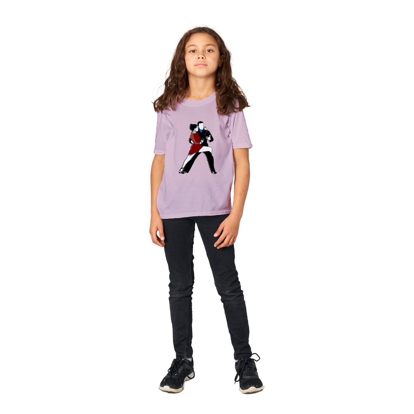 Classic Kids Crewneck T-shirt - Latin Dancers.