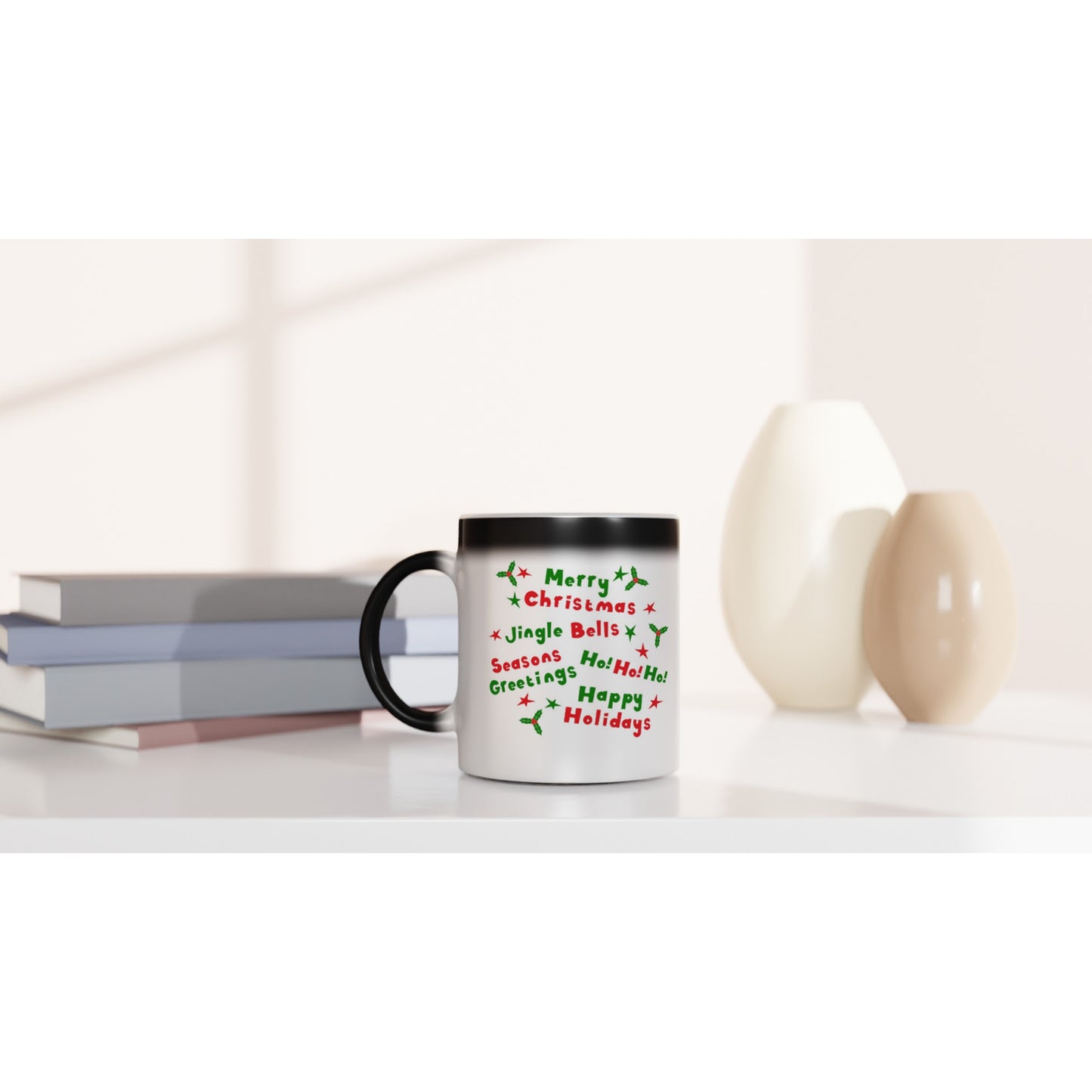 Magic 11oz Ceramic Mug Happy Christmas quotes