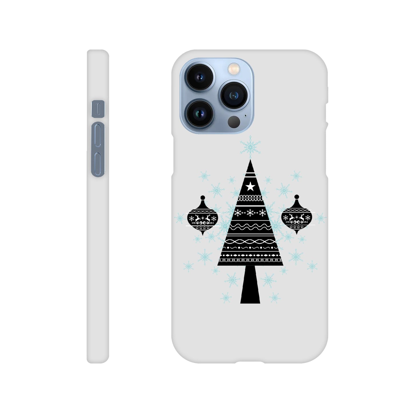 Slim case  Decorative Christmas Tree-Baubles-Snow Crystals