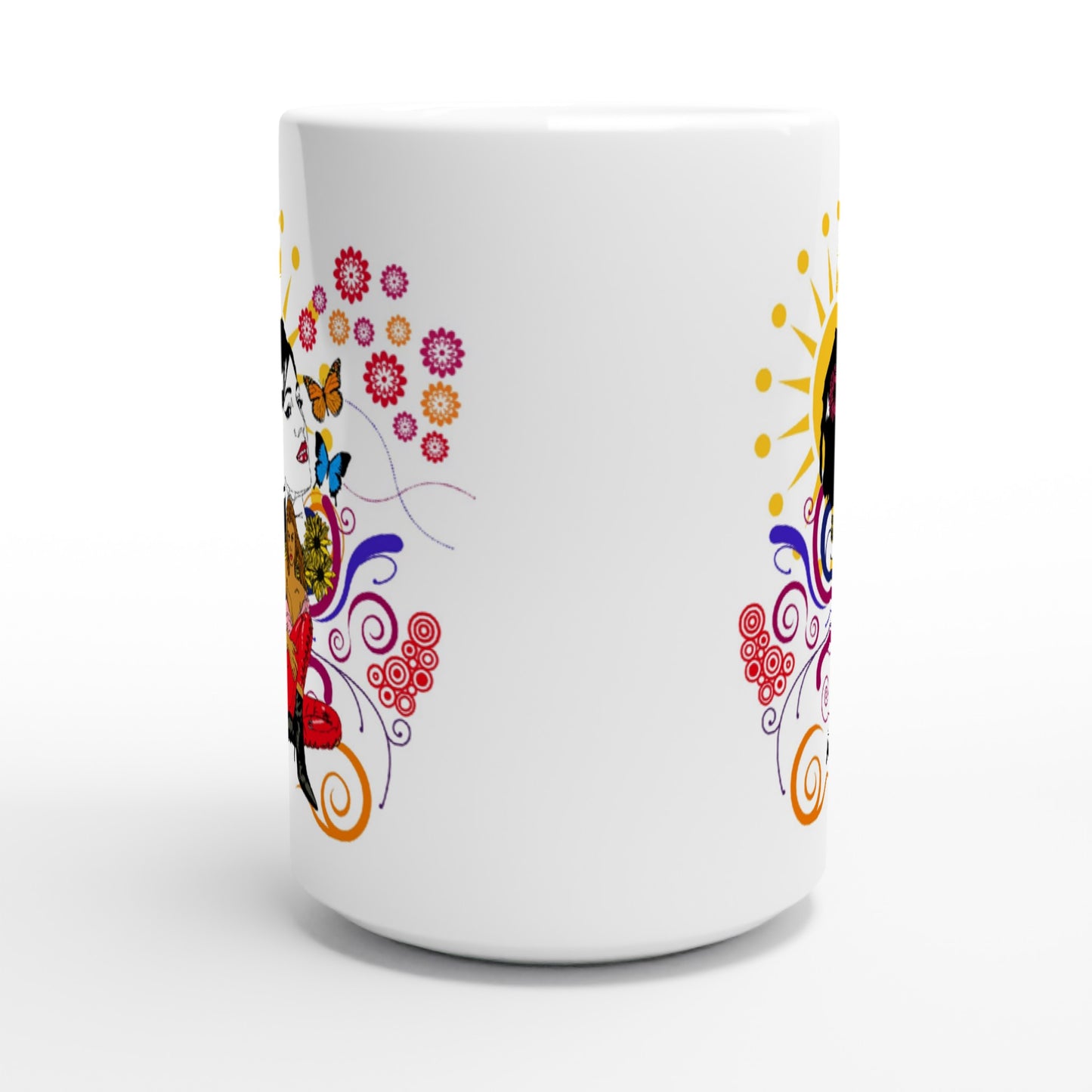 White 15oz Ceramic Mug - Devine Sultry