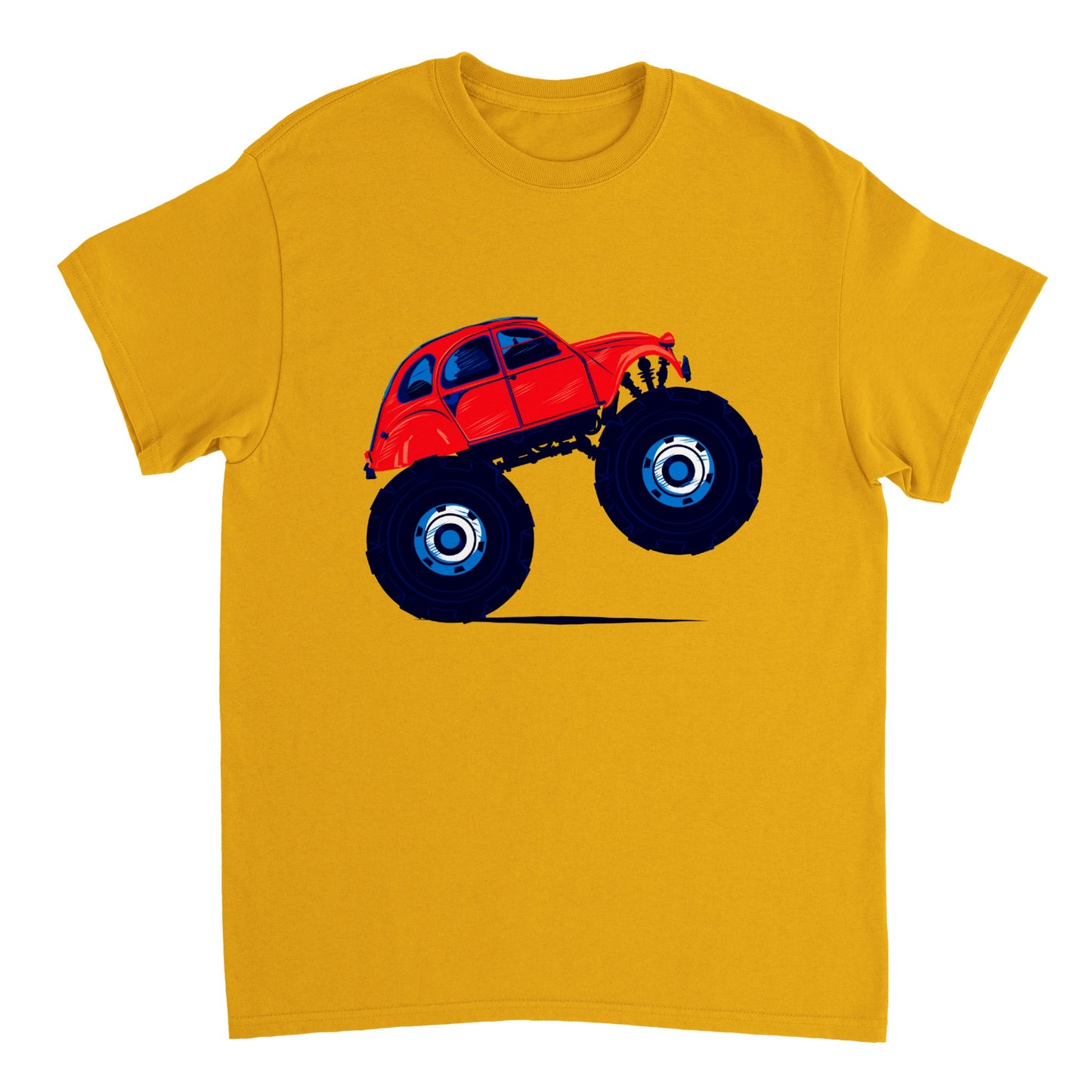 Heavyweight Crewneck T-shirt Monster Truck - 2CV