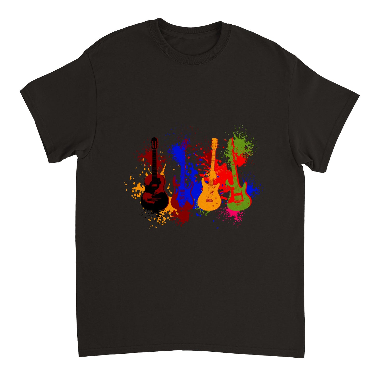 Heavyweight Unisex Crewneck T-shirt - The Art in Guitar